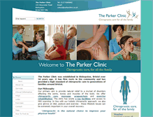 Tablet Screenshot of parkerclinic.co.uk